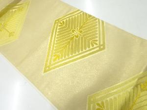 アンティーク　松葉模様織出し袋帯（材料）